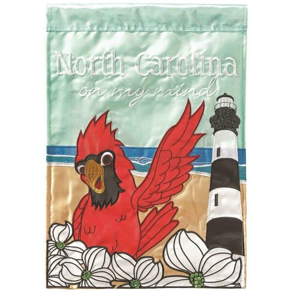Recinto 29 x 42 in. North Carolina On My Mind Garden Flag - Large RE3460614